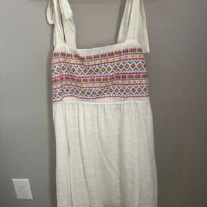 Savanna Jane White Embroidered Dress